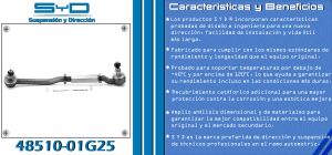 TERMINAL DE DIRECCION NISSAN DATSUN 1600 NAC. 48510-01G25-SYD
