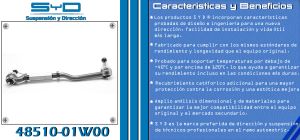 TERMINAL DE DIRECCION NISSAN DATSUN 1600 NAC. 48510-01W00-SYD