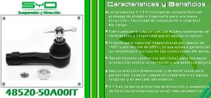 TERMINAL DE DIRECCION NISSAN 240SX 48520-50A00IT