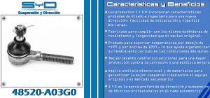 TERMINAL DE DIRECCION NISSAN TSURU I 48520-A03G0-SYD