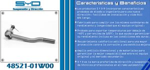 TERMINAL DE DIRECCION NISSAN DATSUN 1600 NAC. 48521-01W00-SYD