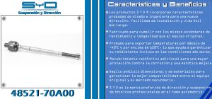 VARILLA DE DIRECCION NISSAN 240SX 48521-70A00-SYD