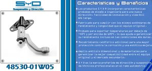 BRAZO AUXILIAR NISSAN DATSUN 1600 NAC. 48530-01W05-SYD