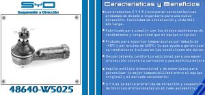 TERMINAL DE DIRECCION VOLKSWAGEN VW SEDAN 48640-W5025-SYD