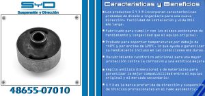 BUJE DE SUSPENSION TOYOTA AVALON 48655-07010-SYD