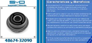 BUJE DE SUSPENSION TOYOTA CAMRY 48674-32090-SYD