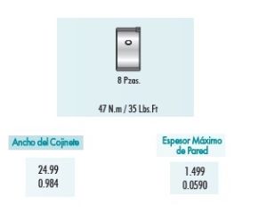 METALES DE BIELA CHRYSLER-DODGE-HYUNDAI ARIES 4B1220-010