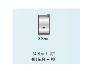 METALES DE BIELA CHRYSLER-DODGE-HYUNDAI ARIES 4B1269-010