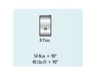 METALES DE BIELA CHRYSLER-DODGE-HYUNDAI ARIES 4B1269-040