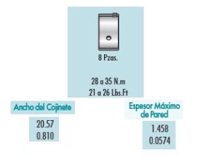 METALES DE BIELA FORD-LINCOLN-MERCURY SABLE 4B1383-010