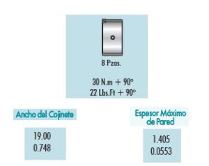 METALES DE BIELA AUDI A3 4B1426-030