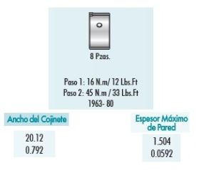 METALES DE BIELA NISSAN 240SX 4B1589-010