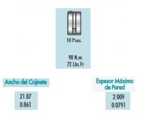 METALES DE BIELA CHEVROLET-GMC-BUICK-CADILLAC ALERO 4B1647-STD