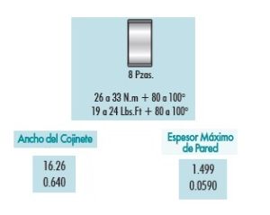 METALES DE BIELA FORD-LINCOLN-MERCURY C-MAX 4B1840-010