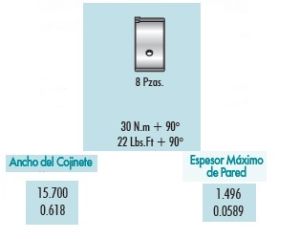 METALES DE BIELA GEO PRIZM 4B4705-010