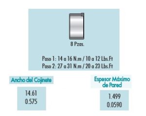 METALES DE BIELA CHRYSLER-DODGE-HYUNDAI ATOS 4B7000-020