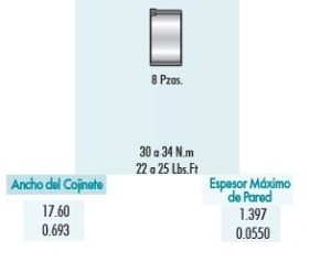 METALES DE BIELA VOLKSWAGEN BRASILIA 4B780-020