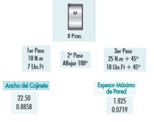 METALES DE BIELA PEUGEOT 307 4B9013-STD
