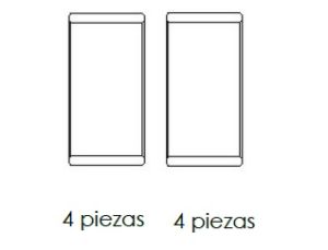 METALES DE BIELA VOLKSWAGEN EUROVAN 4B9025-010