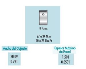 METALES DE BIELA NISSAN DATSUN 1800 NAC. 4BX832-030
