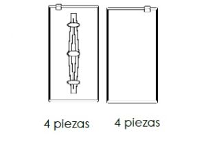 METALES DE BANCADA CHRYSLER-DODGE-HYUNDAI 200 4C9050-020