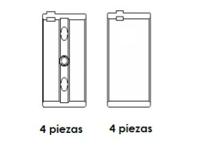 METALES DE BANCADA NISSAN FRONTIER 4C9062-020