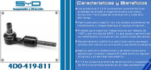 TERMINAL DE DIRECCION AUDI A4 4D0-419-811-SYD