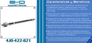 VARILLA DE DIRECCION SEAT LEON 4J0-422-821-SYD