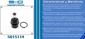 ROTULA DE SUSPENSION CHRYSLER-DODGE-HYUNDAI RAM 2500 PICK-UP 5015114-SYD