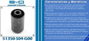 BUJE DE SUSPENSION HONDA CIVIC 51350-S04-G00-SYD