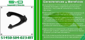 HORQUILLA DE SUSPENSION HONDA CIVIC COUPE 51450-S04-023-RIT