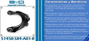 HORQUILLA DE SUSPENSION ACURA CL 51450-S84-A01R-SYD