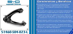 HORQUILLA DE SUSPENSION HONDA CIVIC COUPE 51460-S04-023L-SYD